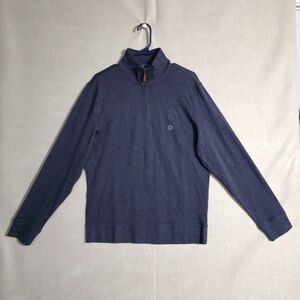NWT Biltmore Mens Navy 1/4 Zip Pullover Sweatshirt Size Medium